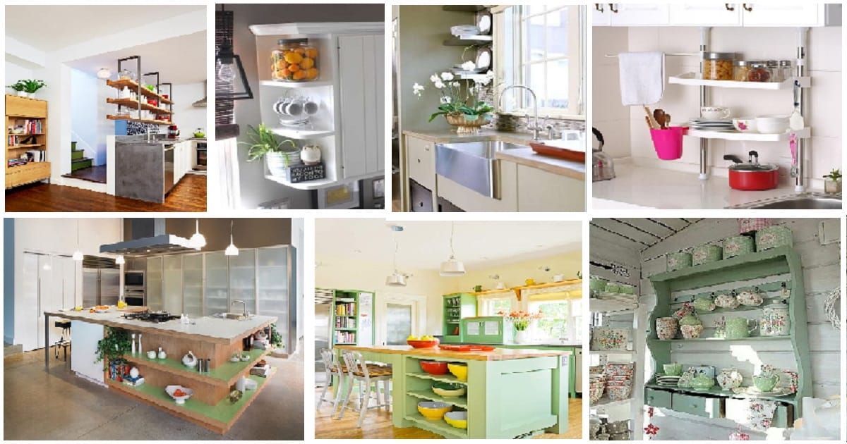 10 Amazing Useful Shelf Ideas For Your Kitchen Storage Areas Genmice