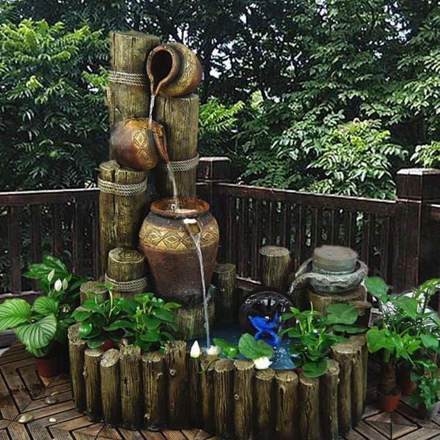 10 Pretty And Creative Fountain Ideas For Your Simple Garden Genmice