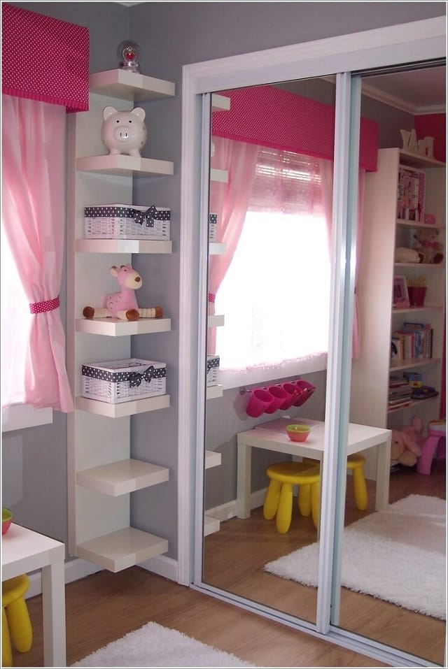 girls room storage ideas