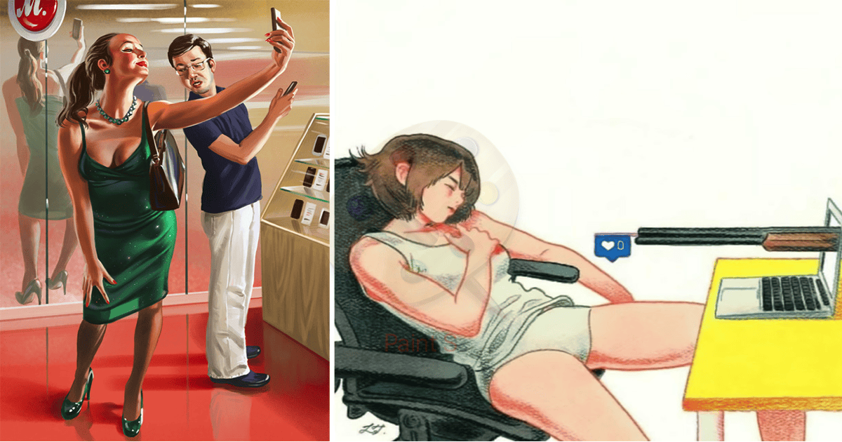 10 Illustrations Capturing The Reality Of Our Modern Society.